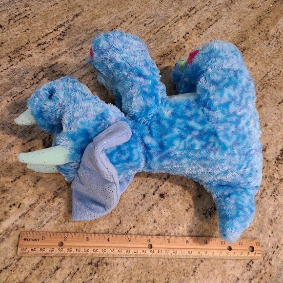 Wild Republic - Sweet and Sassy - 12" Triceratops Blue with Tags - Picture 9 of 11
